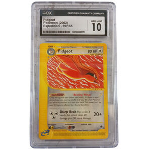 CGC 10 GEM MINT Pidgeot 2002 Expedition 59/165 Pokémon Card – WOTC